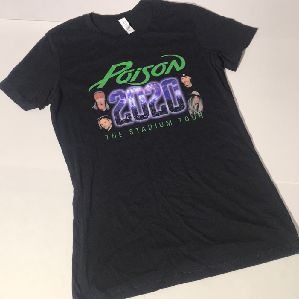 Poison Band 2020 The Stadium Tour t-shirt womens sz large